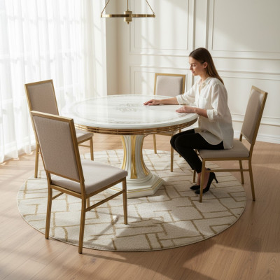 Design dining table dining room living room wood high-gloss tables Italian furniture