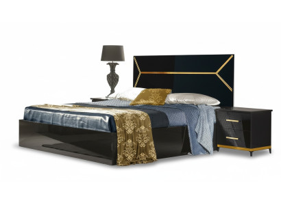 Classic style beds leather double hotel bed modern bedroom furniture wood