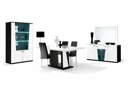 Luxury furniture chair chairs set dining room dining table 8-piece set table new