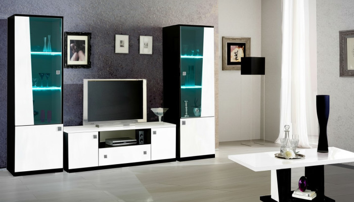 Modern living room wall cabinet sideboard RTV shelf walls cabinet 3-piece set new