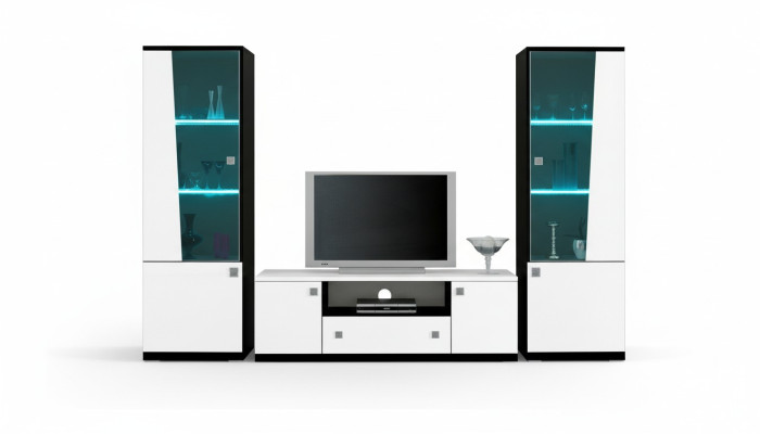 Modern living room wall cabinet sideboard RTV shelf walls cabinet 3-piece set new