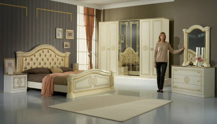 Wardrobe Bedroom Closet Style Classic Cabinets Baroque Rococo New