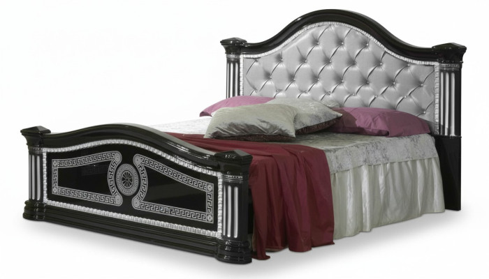 Luxury Chesterfield Beds Royal Wood Bed Palace Hotel Double Bed 180x200