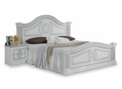Designer bed bedroom classic beds wood hotel luxury upholstery seating new