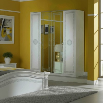 Luxury wardrobe designer high-gloss wardrobes furniture living wood new