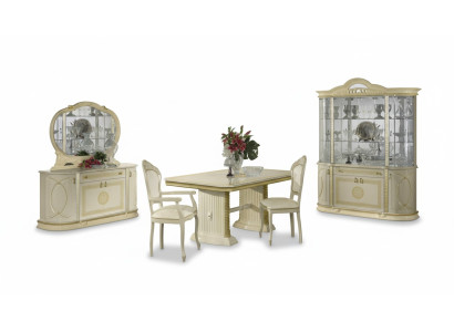 Dining room set showcase dining table suite table group 4-piece set complete baroque