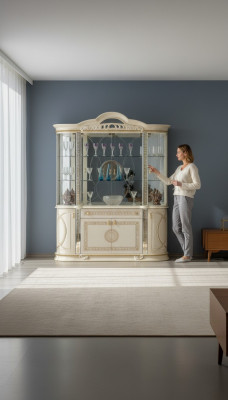 Living room cabinet classic display case display cabinet showcase cabinets sideboard