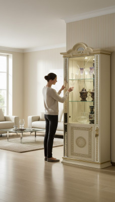 Luxury Display Cabinet Wooden Cabinet Glass Cabinets Italian Furniture New