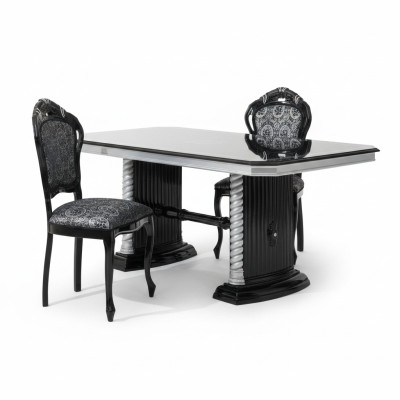 Classic dining table, living room tables, Italian furniture, wooden table 185/230cm