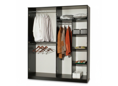 Clothes Closet Designer High Gloss Wardrobes Furniture Living Wood High Gloss