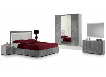 Bedroom Italian Furniture Set Luxury 6-piece. Bed Beds Wardrobe Dresser New