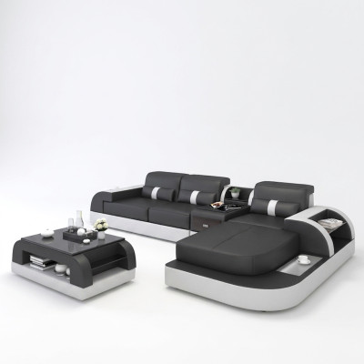 Corner sofa L shape living landscape sofa couch upholstered corner suite leather