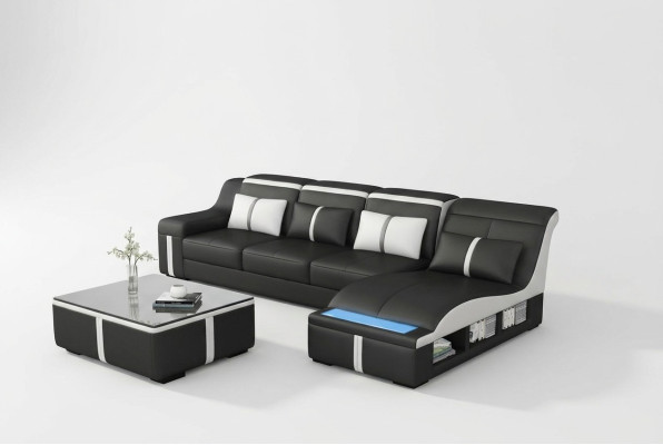 LForm leather living landscape couch upholstery seat corner sofa sofa large