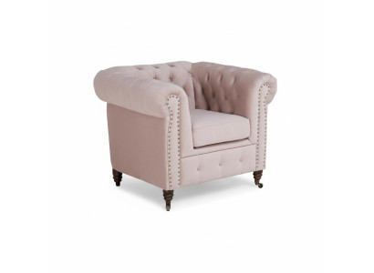 Elegant Design Chesterfield Upholstered Armchair TV Seat Club Lounge Textile