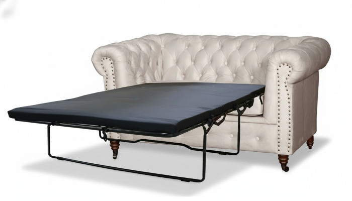 Chesterfield 2-seater sofa office couch with bed function double sofas couches