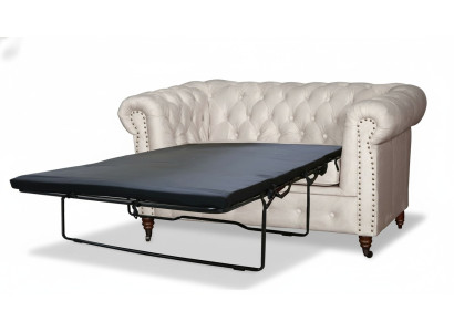 Chesterfield 2-seater sofa office couch with bed function double sofas couches