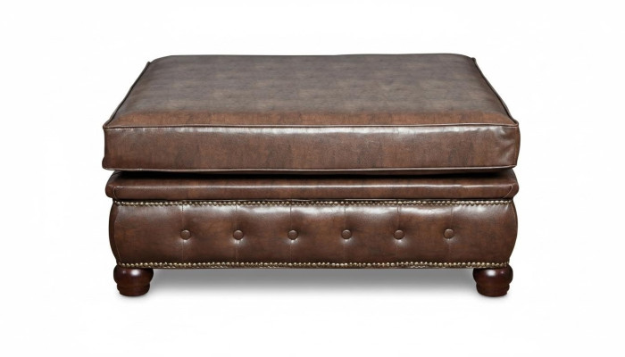 Footstool Club Lounge Stool Chesterfield Textile Ottoman Design Ottoman Fabric