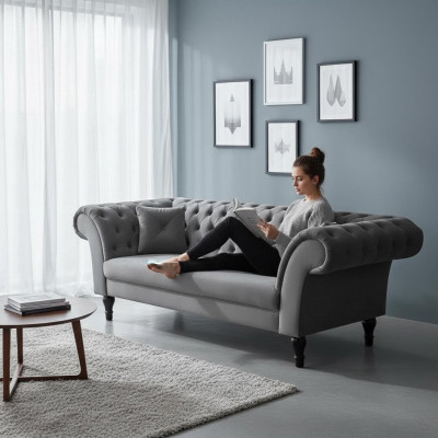 Sofa 2 seater design sofas upholstery modern fabric seat two-seater leather new