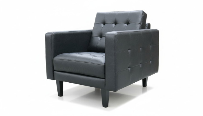 Armchair Club Lounge Designer Recliner Sofa 1-Seater TV Leather