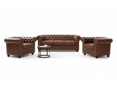 Couch Upholstery Sofa Textile Chesterfield Sofas Suite 3-Seater Three-Seater