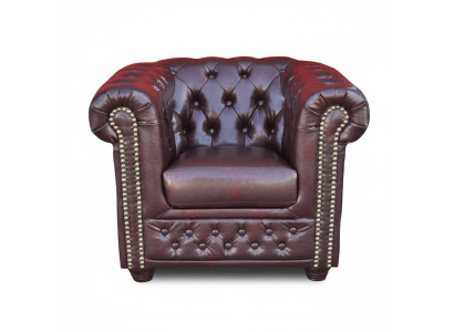 Chesterfield Armchair TV Couch 1-Seater Sofa Fabric Textile Couches Upholstery