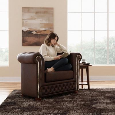 Armchair Design Couch Sofa Relax Lounge Club Upholstery Luxury Seat TV