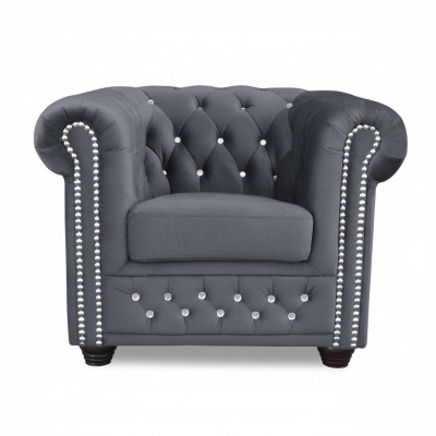 Chesterfield couches, armchair, TV couch, 1-seater sofa, textile fabric upholstery, new.