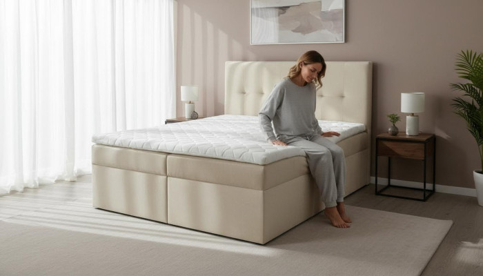Design Chesterfield beds bed double bed hotel luxury 180x200 double textile