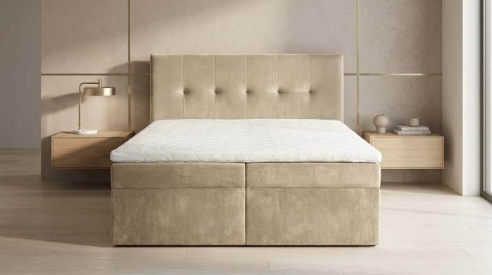 Design Chesterfield beds bed double bed hotel luxury 180x200 double textile