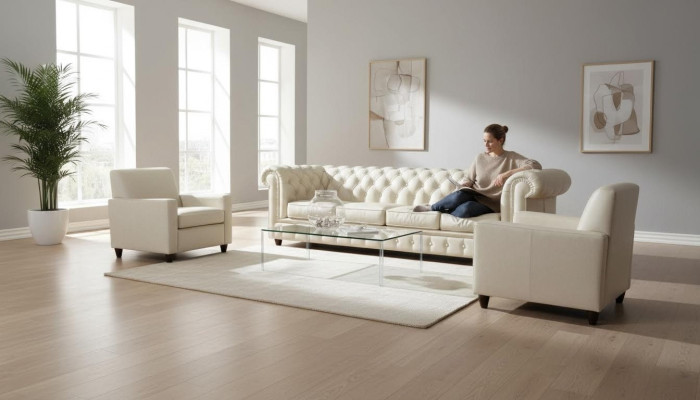 Chesterfield sectional sofa L-shape fabric design couch upholstery seat sofa textile