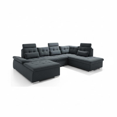 Corner sofa U-shape sofa living area suite upholstery bed function sleeper sofa