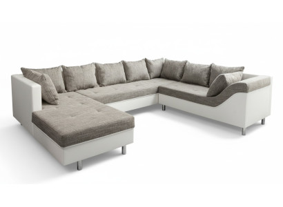 Design u-shaped sectional modern sofas couch living area sleep bed