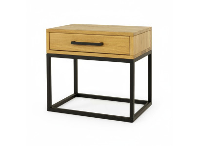 Bedside table Nightstand Dresser Side table Console Wood Metal Consoles New