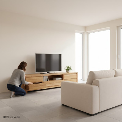 Design RTV TV sideboard side low cabinet shelf luxury living room board