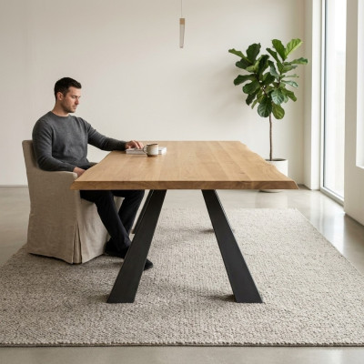 Dining table wooden table wood tables table dining room solid solid wood furniture living room