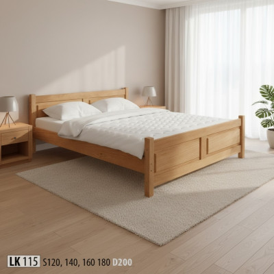Beds Wooden Bed Real Wood Bed Bedroom Hotel Style Solid Furniture
