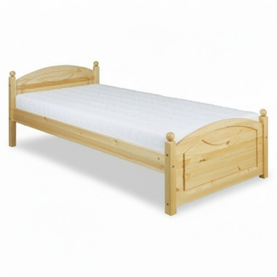 Youth bed pine children's bed solid wood wooden bed 100x200 with wooden bed frame
