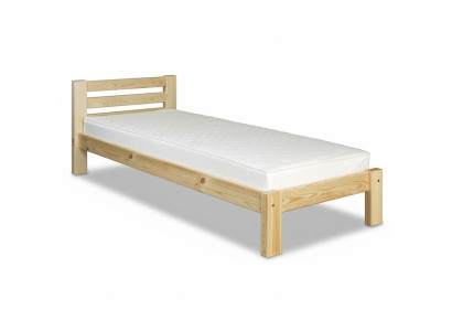 Bed single bed pine bed pine solid wood wooden bed 100x200 bed frame wood new
