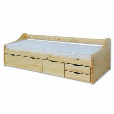 Wooden bed, solid wood bed, beds, bedroom, hotel, 90x200 style, solid furniture.