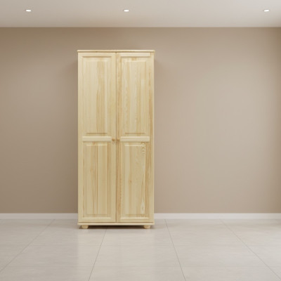 Country House Wardrobe Massive Bedroom Cabinets Wooden Furniture Wardrobe New