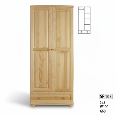 Real wood solid wood wardrobe closet bedroom wardrobe new