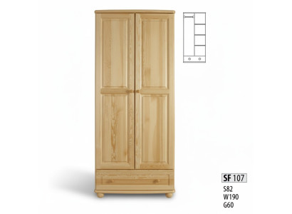 Real wood solid wood wardrobe closet bedroom wardrobe new