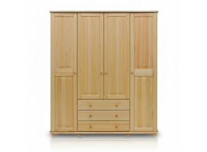 Solid wood, genuine wood wardrobe, cabinet, bedroom wardrobe, solid new
