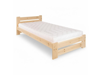 Bed single bed pine bed pine solid wood wooden bed 100x200 wooden bed frame