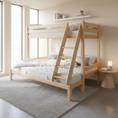 Bunk bed, solid pine, solid wood beds, children's bed, loft bed, bed, new