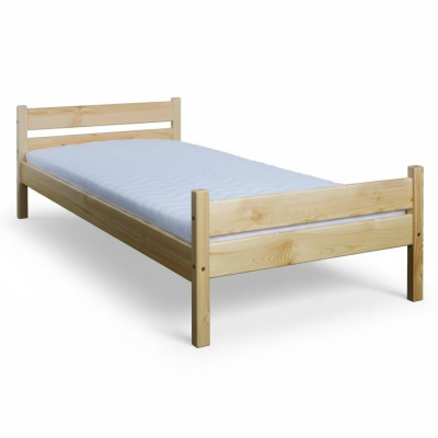 Bed single bed pine bed pine solid wood wooden bed 100x200 bed frame wood