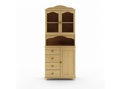 Kitchen cabinet solid wood buffet cabinet sideboard handcrafted solid furniture china cabinet