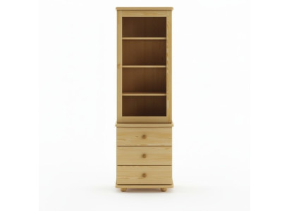 Showcase living room furniture wood display cabinets glass cabinet shelf sideboard new solid