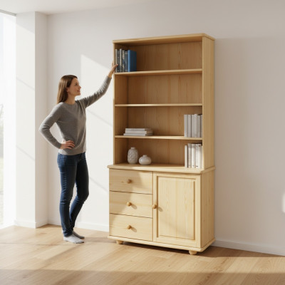Authentic Handmade Solid Wood Cabinet Wall Cabinet Cabinets Showcase Tall Display Cabinets