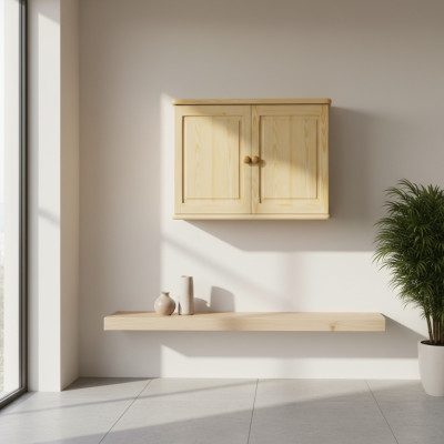 Massive wall cabinet furniture, real wood dressers, cabinets, cupboard